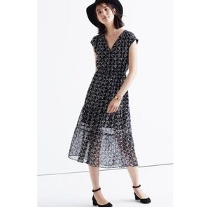 Madewell Dawnlight Tiered Artisan Floral Midi Dress